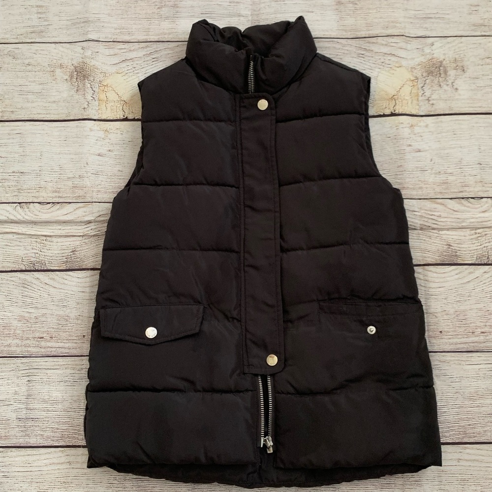 Zara Black Kids Puffer Vest